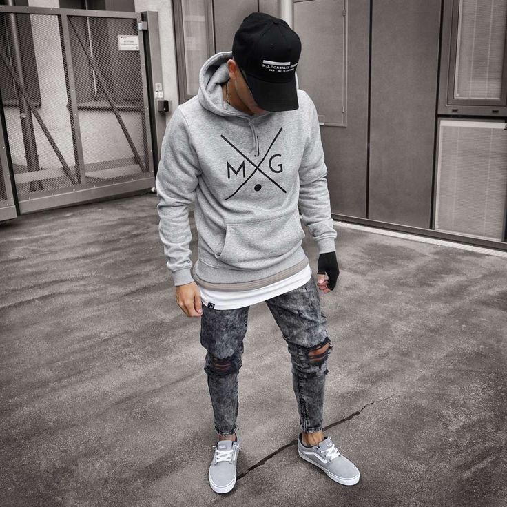 M-G Printed Hazel Grey Hoodie - Premium Hoodies from My Store - Just Rs.1899! Shop now at The Divine Shop