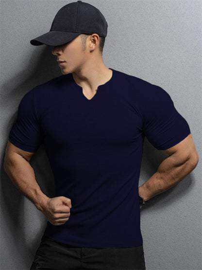 Cotton Knitted Half Sleeve TShirt